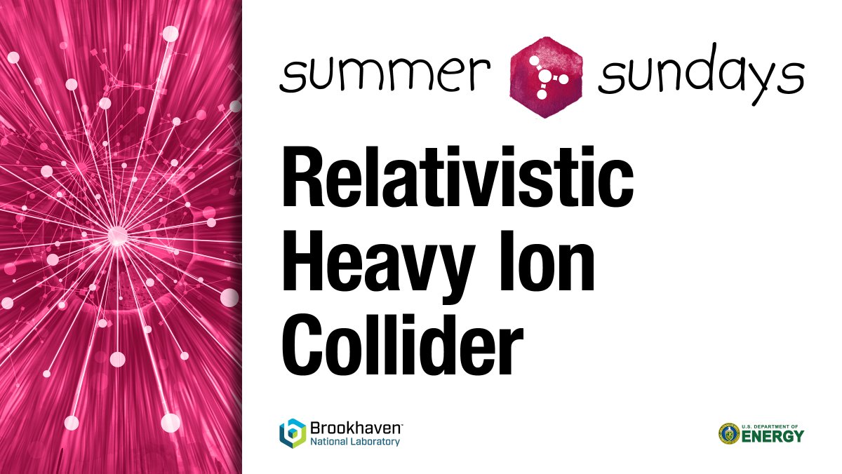 BrookhavenLab's tweet photo. #BNLSummerSundays continue this weekend. Next up: #RHIC!
Take a virtual tour of our particle collider ⚛️, meet scientists 👩🔬, and ask questions 💬 LIVE.
We'll discuss the upcoming #ElectronIonCollider, too!
Set a reminder at https://t.co/hKWAm5s9p0 https://t.co/MfZ5qh7Lvi