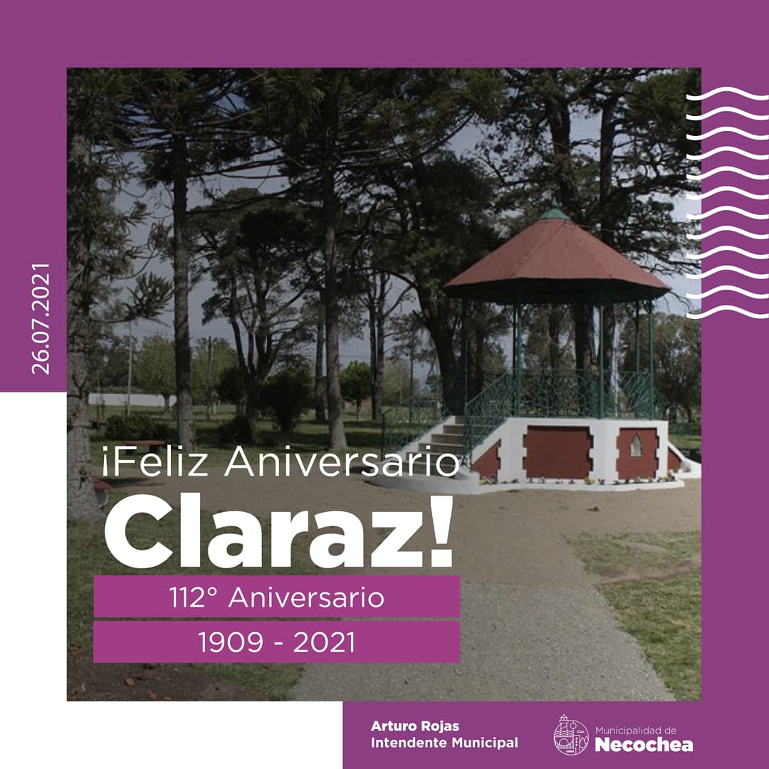 arturoarojas's tweet photo. ¡Feliz cumpleaños Claraz! ❤
🎂 Saludo afectuoso a los vecinos y las vecinas de Claraz por su 112º Aniversario.
#ensintoníaconvos #Claraz #Aniversario
@necocheagovar https://t.co/Zu8xkOi9yr