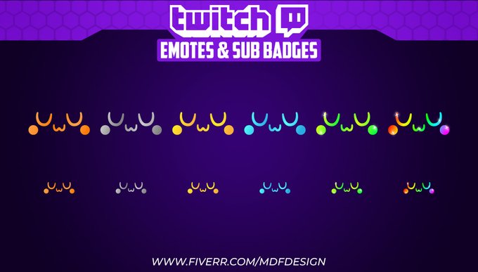 My sub badges just came in and all I can say is UwU! https://t.co/gsMjxSCX5S<a href="/tag/apexlegends"class="tags"><span>#apexlegends</span></a>