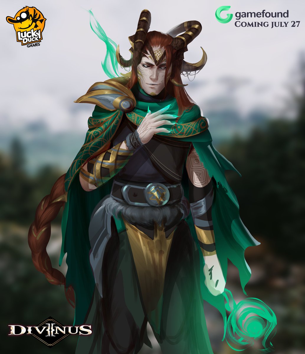 luckyduckgames's tweet image. A little work-in-progress tease of something coming TOMORROW!  😎

I can't really offer points for guessing who this is, as I mean, come on, you all know. So much love to Karolina for her work again 🥰

#divinus #boardgames @gamefound