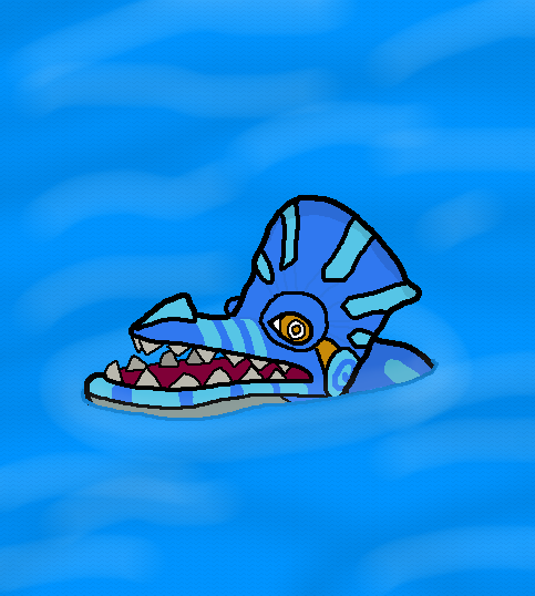 BreaddysticksA's tweet photo. #MonMonth Day 26:
CrazyGator Invizimals

Pretty bland drawing, since there is only water :)
Right? https://t.co/3laSxU0J3c