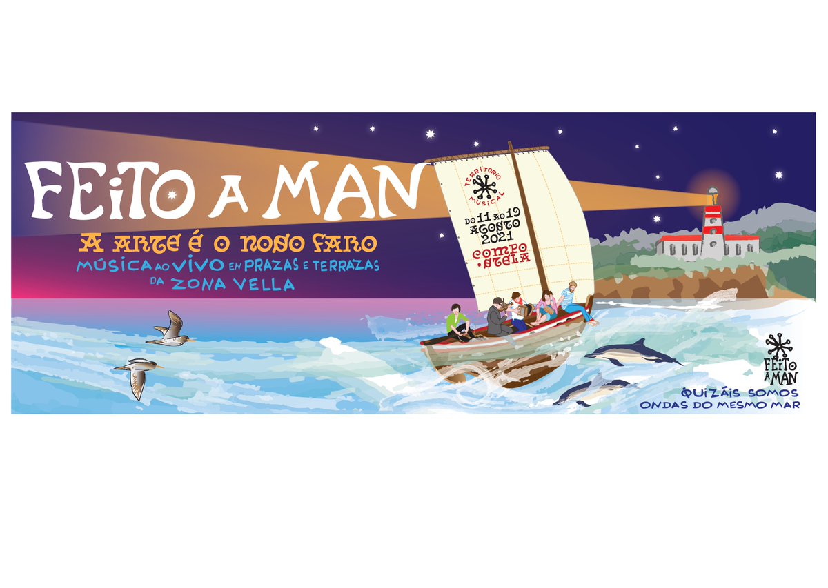 🗓 Pois xa temos as datas! Apuntade ✍️
...Do 11 ao 19 de AGOSTO...
 🙌 𝗙𝗲𝗶𝘁𝗼 𝗮 𝗠𝗮𝗻 𝟮𝟭  🙌
Moi pronto toda a info coa programación, horarios, entradas... 
#AArteéonosoFaro #FaM21