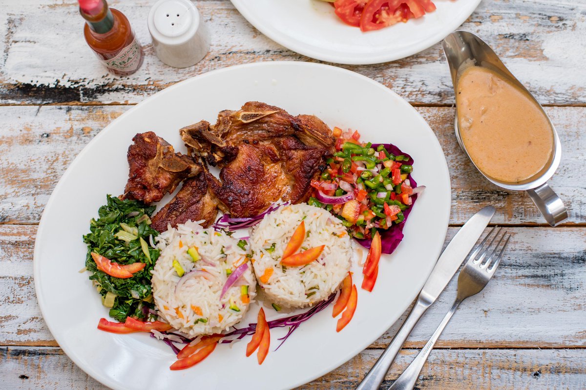 CafePap's tweet photo. Dinner is readily available for pick up as long as you place your order right now.
Enjoy our grilled pork chops from the comfort of your home. WhatsApp us on 0787 580 028. #CafePAP https://t.co/ngH9Sj9ZrP