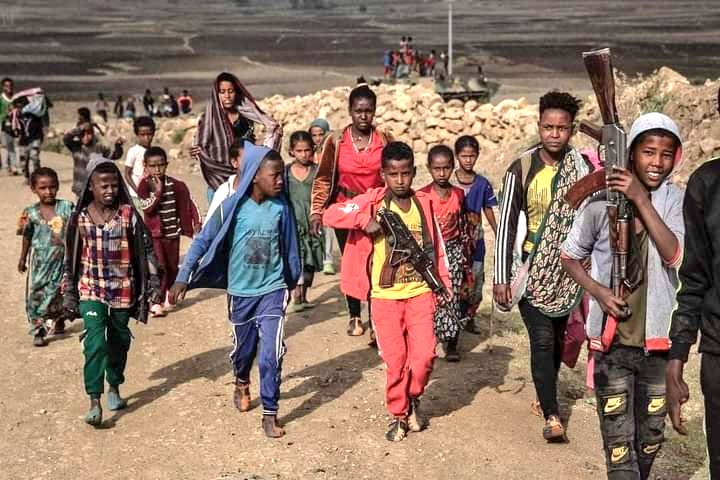 iyoba4u's tweet photo. The West is #selfcensoring itself on the abomination of the use of #ChildSoldiers by #TerroristTPLF. 

There is no rule or condition for such censorship even if the West befriends #TerroristTPLF. You cannot take it from the screen like @nytimes. It is a #WarCrime. 

@CRINwire https://t.co/yrtJjtqGbl