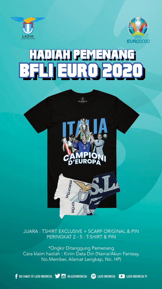 harjaybrokoli's tweet photo. Lumayan dapet T shirt Exclusive @LAZIOINDONESIA 😎 https://t.co/3jQKsisFjX
