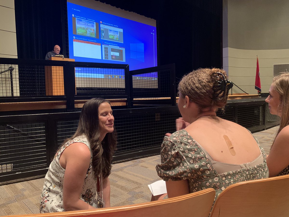 <a href="/CouncilOrhs/">ORHS Student Council</a> prez Blake Pinchback did an amazing job welcoming the #ORHSClassof2025!  <a href="/ORSchools/">Oak Ridge Schools</a> <a href="/10Gadams/">Dr. Garfield Adams</a>