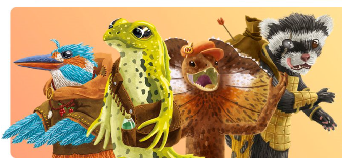 ithayla's tweet image. I&apos;ve been writing SO MUCH Lands of Galzyr, and it&apos;s finally here!

📖Living story that remembers your choices!
🤸‍♀️Test your abilities with multiple skill types!
🐧Play as cute animals!

The campaign begins next week and you can get notified on launch here gamefound.com/projects/draft…