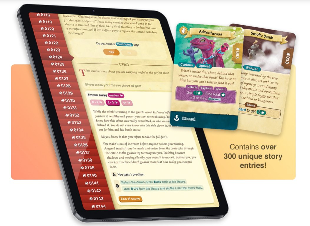 ithayla's tweet image. I&apos;ve been writing SO MUCH Lands of Galzyr, and it&apos;s finally here!

📖Living story that remembers your choices!
🤸‍♀️Test your abilities with multiple skill types!
🐧Play as cute animals!

The campaign begins next week and you can get notified on launch here gamefound.com/projects/draft…