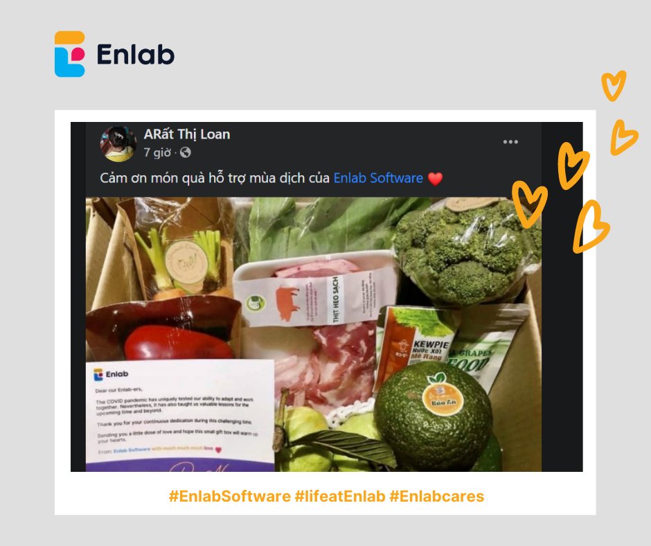 EnlabSoftware's tweet image. We have sent our colleagues a dose of energy and love while #workingfromhome due to the #Covid19. We hope this gift box would warm up their hearts, make them stronger and strengthen their motivation to work more effectively. Stay safe and stay healthy.
#Enlabsoftware
#lifeatEnlab