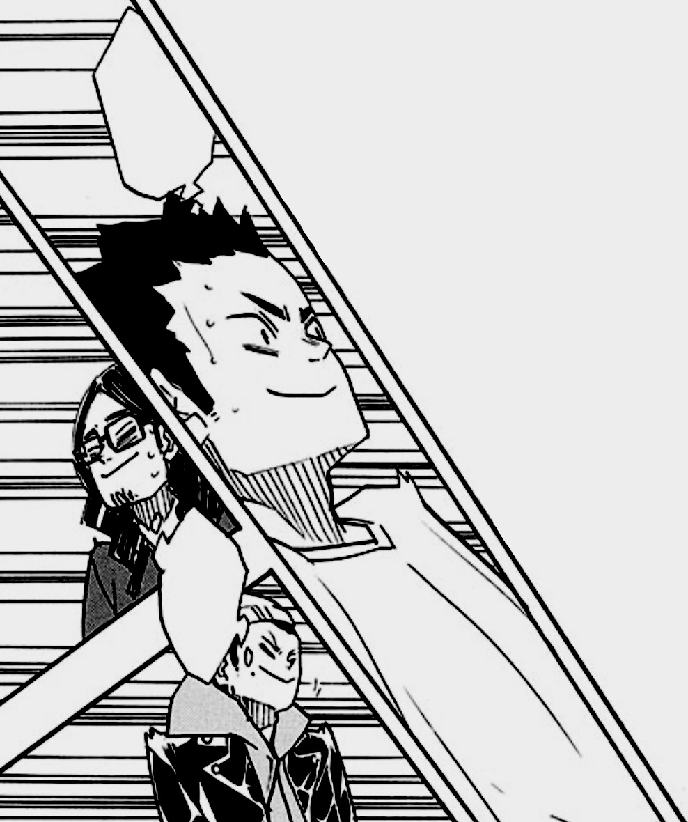 ⠀ 
  “ห๋า!!!! หลอกตบงั้นหรอ!!!! สุดยอด!!!!!!!
   นึกว่าจะตบแต่เปลี่ยนเป็นเซ็ตไปหัวเสาแทน”

 𝑨٭