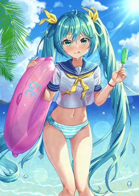 水着が少なくて申し訳ありません
#暑いので涼しげな画像を貼る 