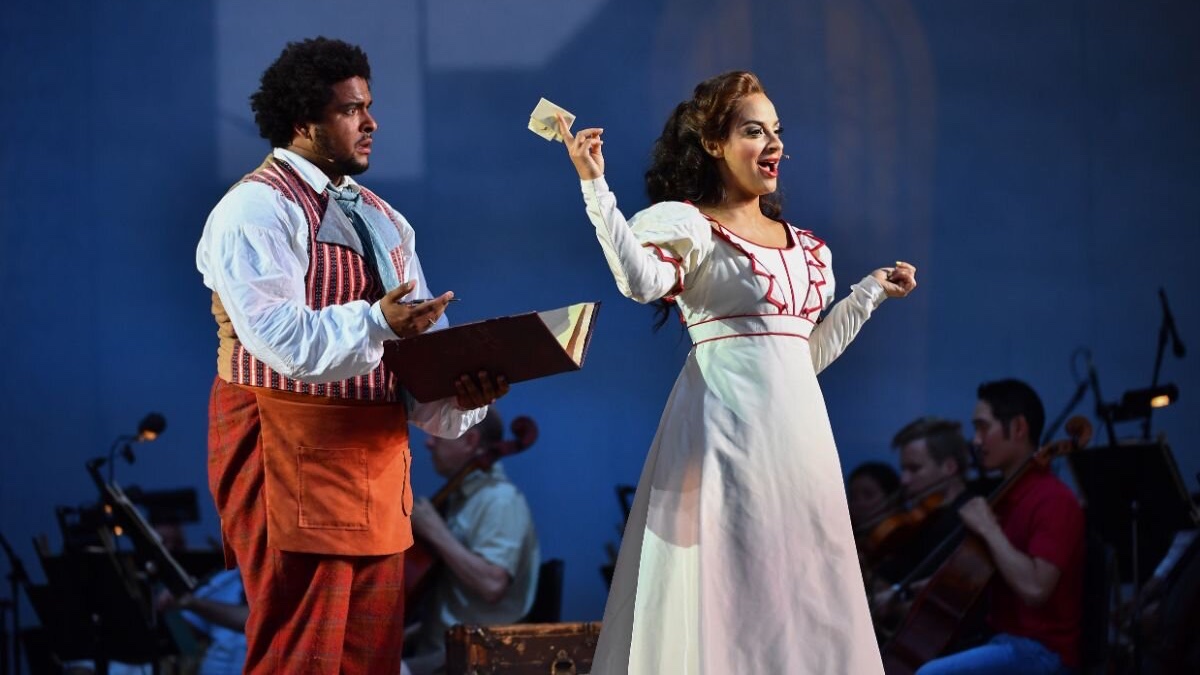 Operalia Winner Rihab Chaieb performs the role of Rosina in The Barber of Seville at @cincinnatiopera 

📸 Philip Groshong | Cincinnati Opera