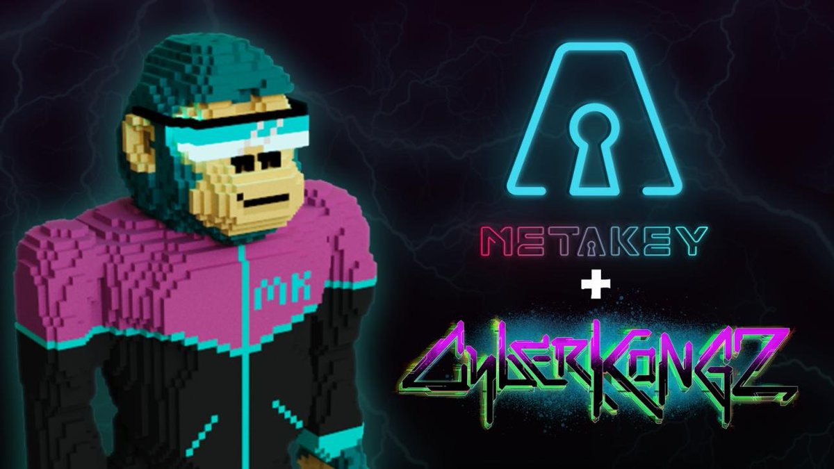 CyberKongz's tweet image. 🚨 NEW PARTNERSHIP!

Our @TheSandboxGame neighbours @themetakey, a utility-focused project granting holders unique benefits throughout the Metaverse, will partner with us to make the Metaverse more accessible for everyone!

Read more here:
bit.ly/3yarHLp
