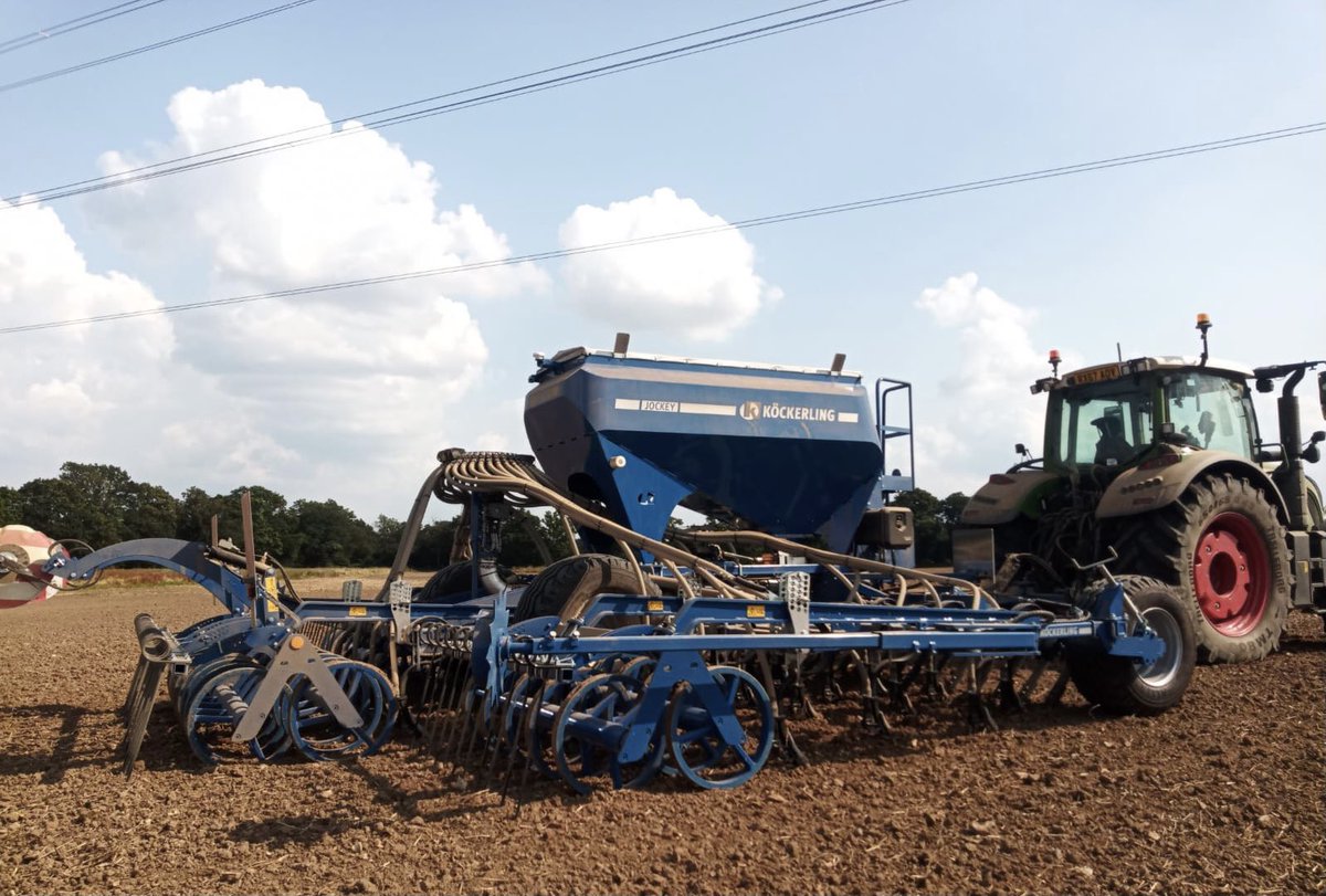 SamagriLtd's tweet photo. Out last week with the New Kockerling Jockey 6M Tine Drill planting some Oil Seed Rape into ground that had been fallow for the past year. 

The Jockey is available for demonstration this summer so contact us to arrange your demo of the MOST versatile Tine Drill on the market https://t.co/44q7jktVaf