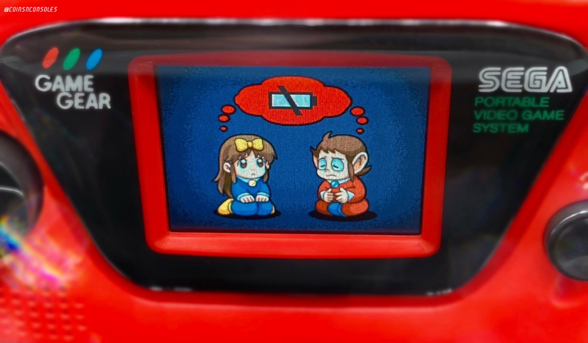 Coins ‘n Consoles on Twitter "Console Game Gear Micro (Red) Feature