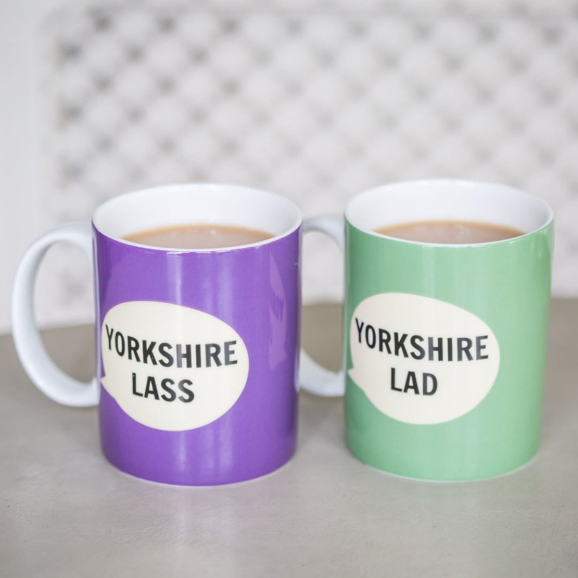 DialectableGift's tweet image. We don’t like to go on about it, but we reckon Dialectable mugs are the best receptacle for a proper #Yorkshire brew.

They hold plenty and have a generously sized handle for tea supping comfort. They’re also made of bone china, so are nice and thin at the rim!