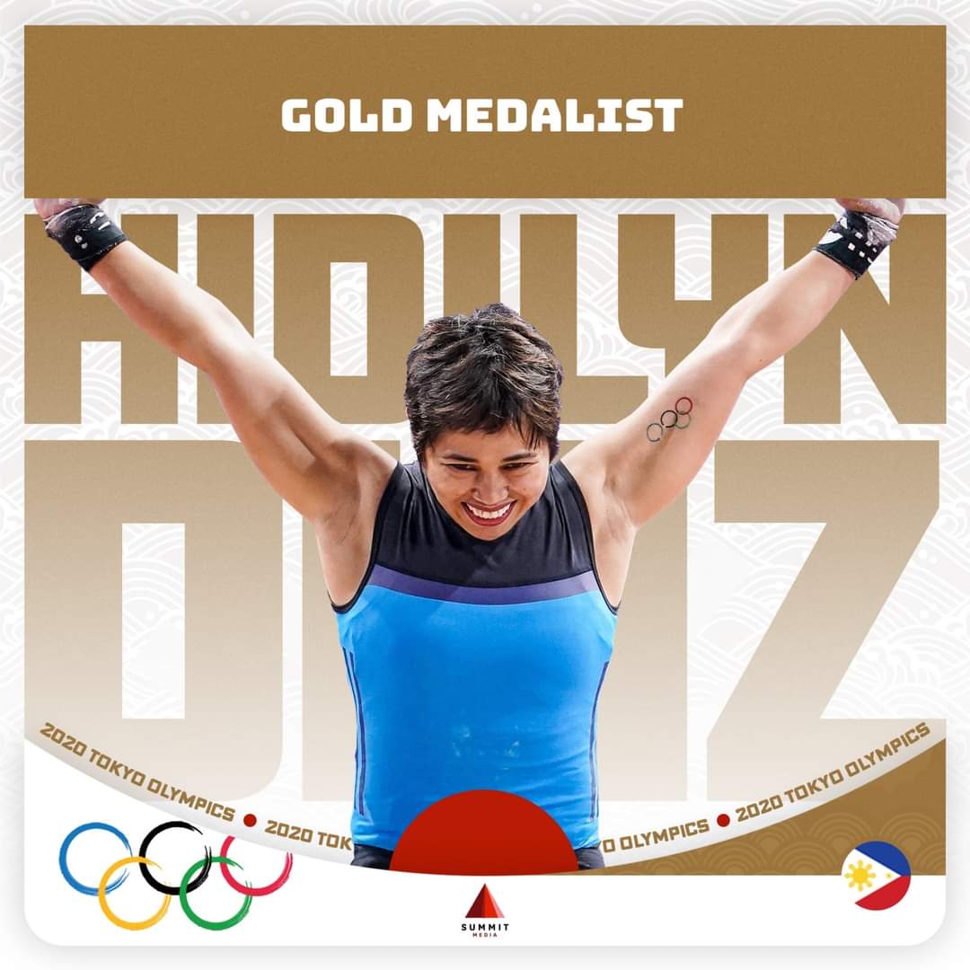 goith3's tweet photo. Finally!🥇 Congrats @diaz_hidilyn! Its nice to hear our National Anthem! 💙❤💛 https://t.co/RMyiRQPNBo