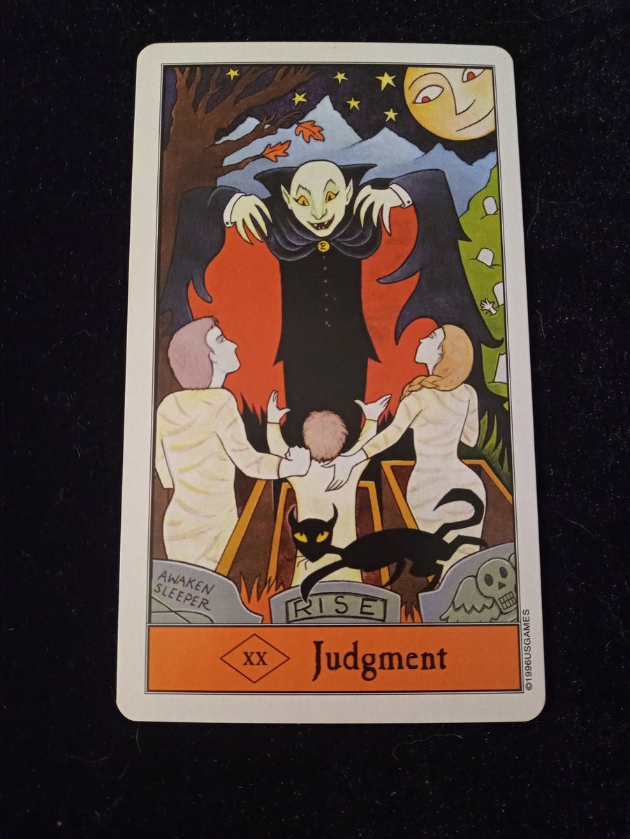 tigerlex333's tweet photo. Follow the black cat.
Halloween Tarot Deck
Judgement
A decision has been made and it is time to follow through. There is no more time to waste on this.
#decisionsmade #notimetowaste https://t.co/CVTEOuGKox