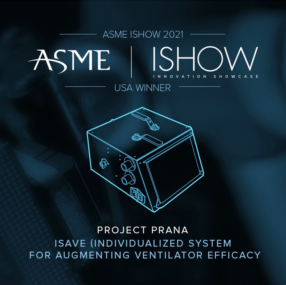 Project Prana is thrilled to announce that we have been recognized as a winner in ASME’s USA Innovation Showcase! We would like to extend a big thank you to the judges, volunteers, and organizers who helped make #ISHOW21 happen! #ThisIsHardware <a href="/ASMEishow/">ASME IShow</a>