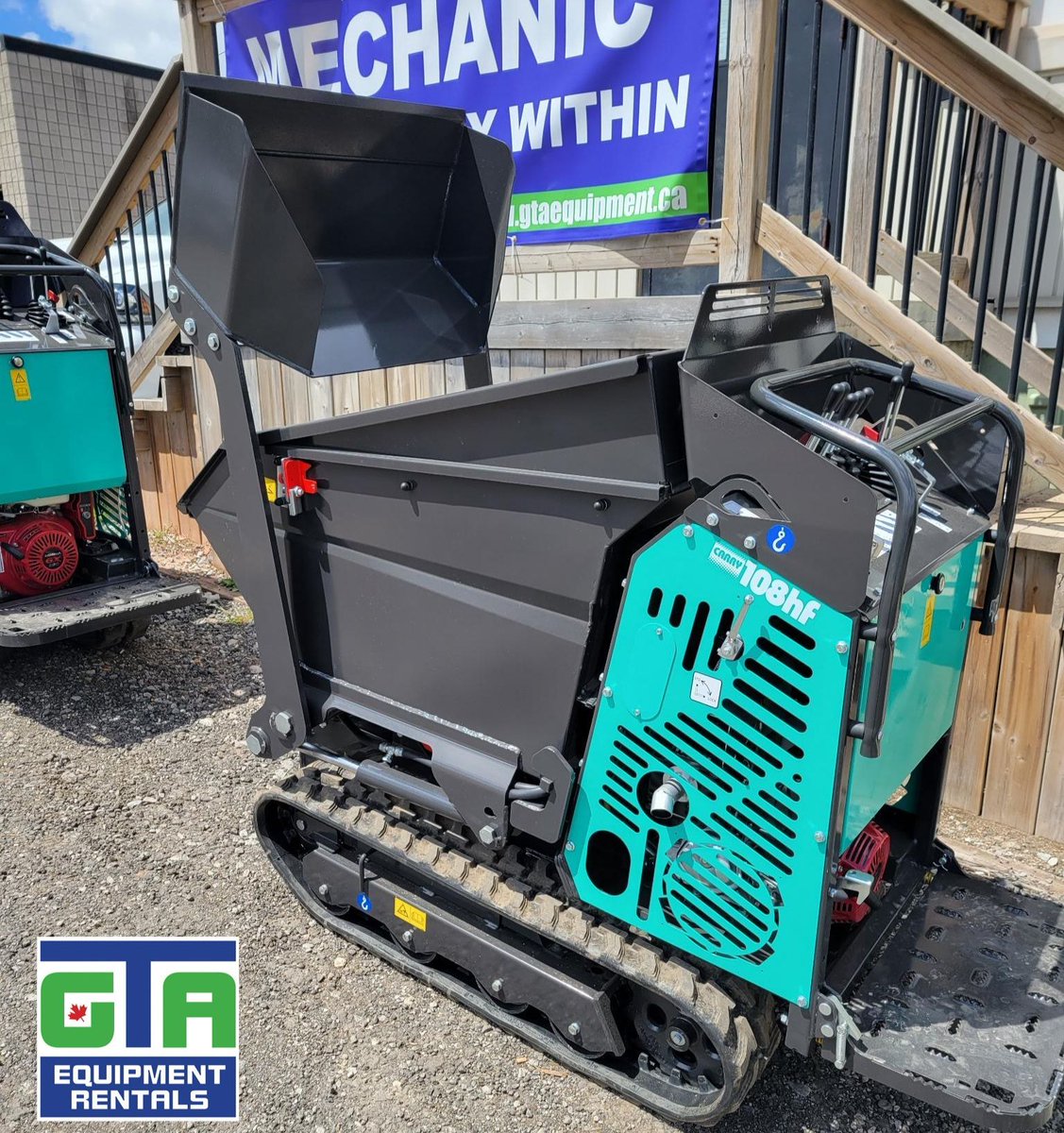 GTAequipment's tweet photo. The Carry 108HF high performance high lift-height mini dumper. Contact us for details!⠀
#katoimer #miniloader #imer #landscapingequipment #minidumper #trackeddumper #earthmoving #landscapers #trackedcarrier #dumper #oakville #burlington #landscaping #constructionequipment https://t.co/ez3P9VP3wS
