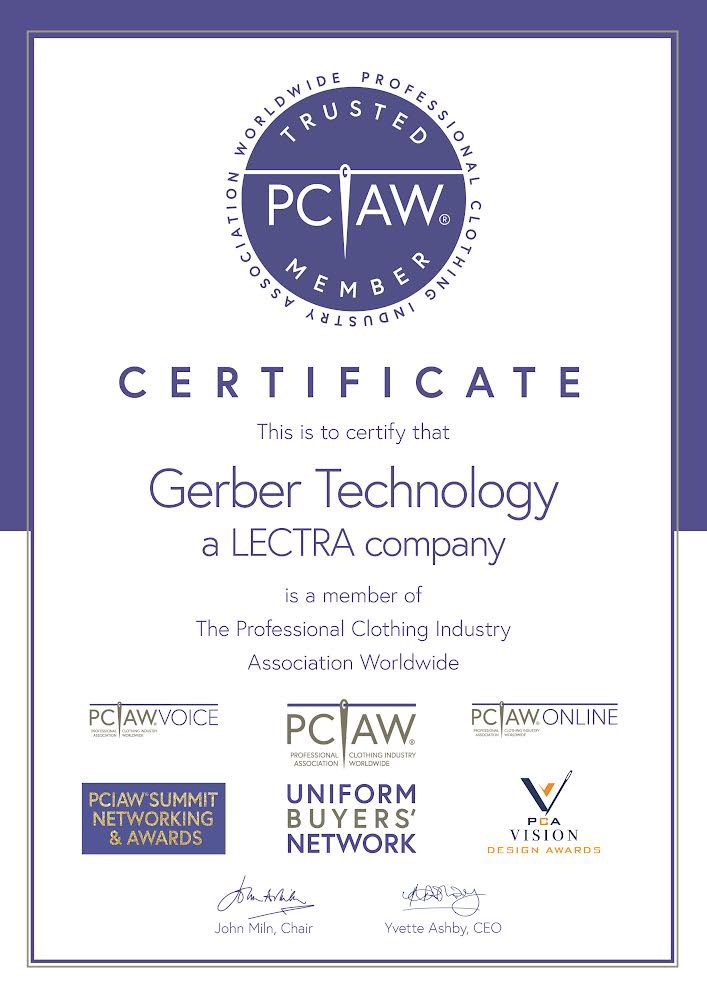 GerberTech's tweet image. It&apos;s official! We look forward to continue working with @thepciaw to revolutionize the fashion industry and help companies reach their full potential.