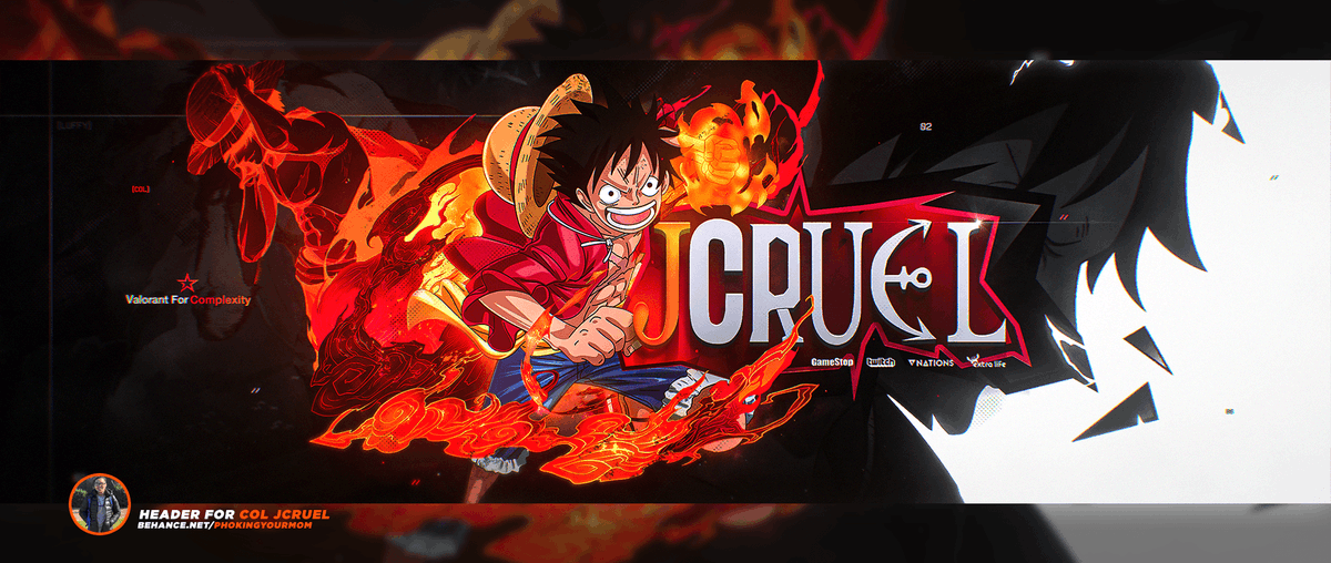 Practice Luffy Header for <a href="/jcrueL_/">jcrueL</a> 
- Support and feedback appreciated (still tryna get better at anime work)
- HD: ibb.co/zVxHHxZ
- be.net/phokingyourmom