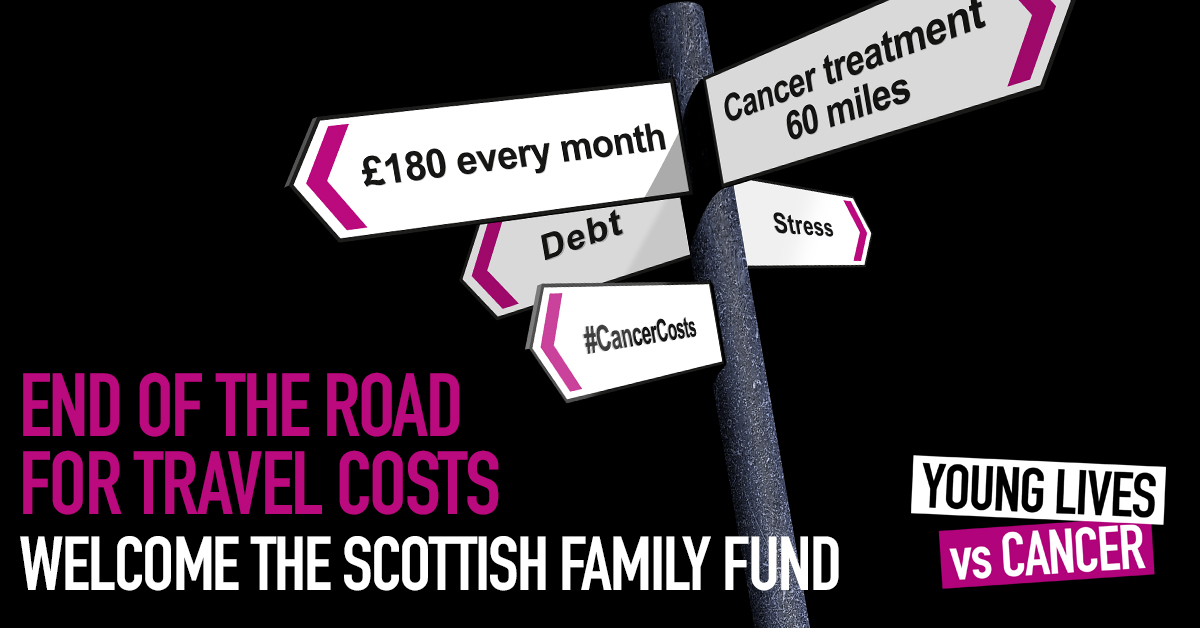 We are over the moon to share the news the Scottish Young Patient Family Fund launches TODAY! This is a huge win for our #CancerCosts work and campaign and we hope it will lead to further successes in the other nations. (1/7)