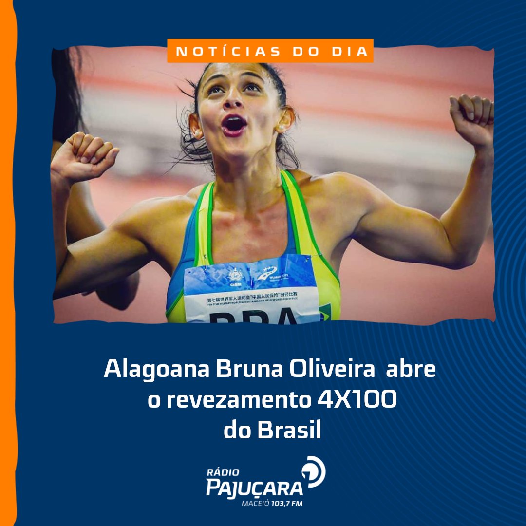 A nossa querida Alagoana Bruna Oliveira, está representando o Brasil nas Olimpíadas de 2020 em Tóquio! Ela concedeu uma entrevista para o Pajuçara na hora. "Vou abrir o revezamento 4X100 para o Brasil" Confirma Bruna. 🎙📻

#notíciasaovivo #PSCOM #Pajuçaranahora