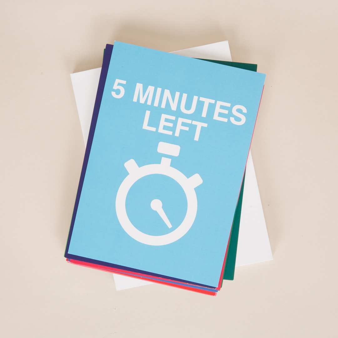 hellodigicards's tweet photo. Never let someone go over their timed presentation with the "5 minutes left" DigiCard!😁 https://t.co/7qGDVIX1YB