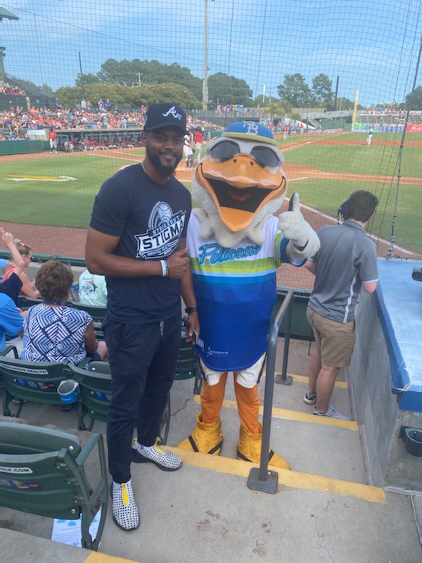SCDMH Office of Suicide Prevention (@scdmh_osp) on Twitter photo One of our Community Outreach Coordinators, Sterling Ta'bon, attended the <a href="/Pelicanbaseball/">Myrtle Beach Pelicans</a> game this weekend with the Waccamaw Center for Mental Health to share information about our Communities of Care project. Go Pelicans! #StrikeOutStigma #SuicidePrevention One of our Community Outreach Coordinators, Sterling Ta'bon, attended the <a href="/Pelicanbaseball/">Myrtle Beach Pelicans</a> game this weekend with the Waccamaw Center for Mental Health to share information about our Communities of Care project. Go Pelicans! #StrikeOutStigma #SuicidePrevention