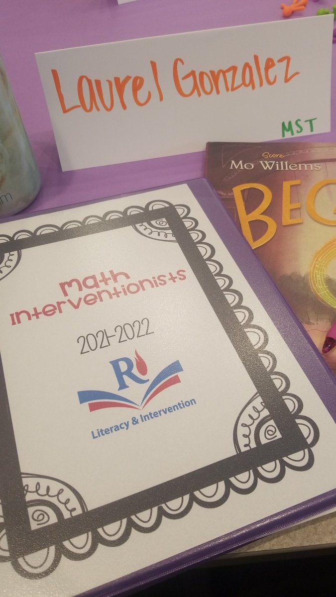 So blessed to be a math Interventionist for RISD! I'm here to inspire our students to love math and succeed in it!!  #RISDLITandINT #RISDPowerofLove #RISDBecause