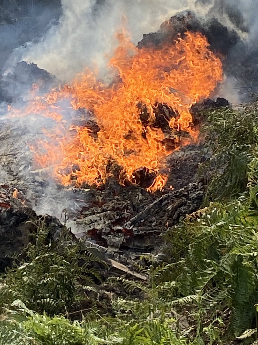KeswickFire's tweet photo. Wildfire team just returned from a wildfire in Borrowdale valley,fire quickly brought under control as access to water was available close by. #wildfireaware #nofireoutdoors #beresponsable https://t.co/wKudirs0Br