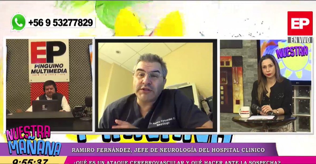 HCMagallanes's tweet photo. 🔴Ahora jefe #Neurología @HCMagallanes Dr. Ramiro Fernández, informa a comunidad magallánica en matinal #NuestraMañana @pinguinodiario sobre trabajo e implementación #CódigoACV #Magallanes y trabajo #TeleACV #PuertoNatales #SomosHCM #AyúdanosACuidarte @ATapiaC @SaludMagallanes https://t.co/5FuEEYTjfE