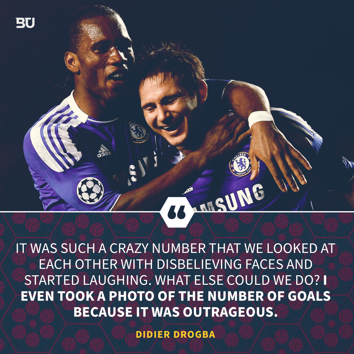 BarcaUniversal's tweet photo. Didier Drogba tells a story about how he was stunned by Messi madness. https://t.co/I6u53CWjuC