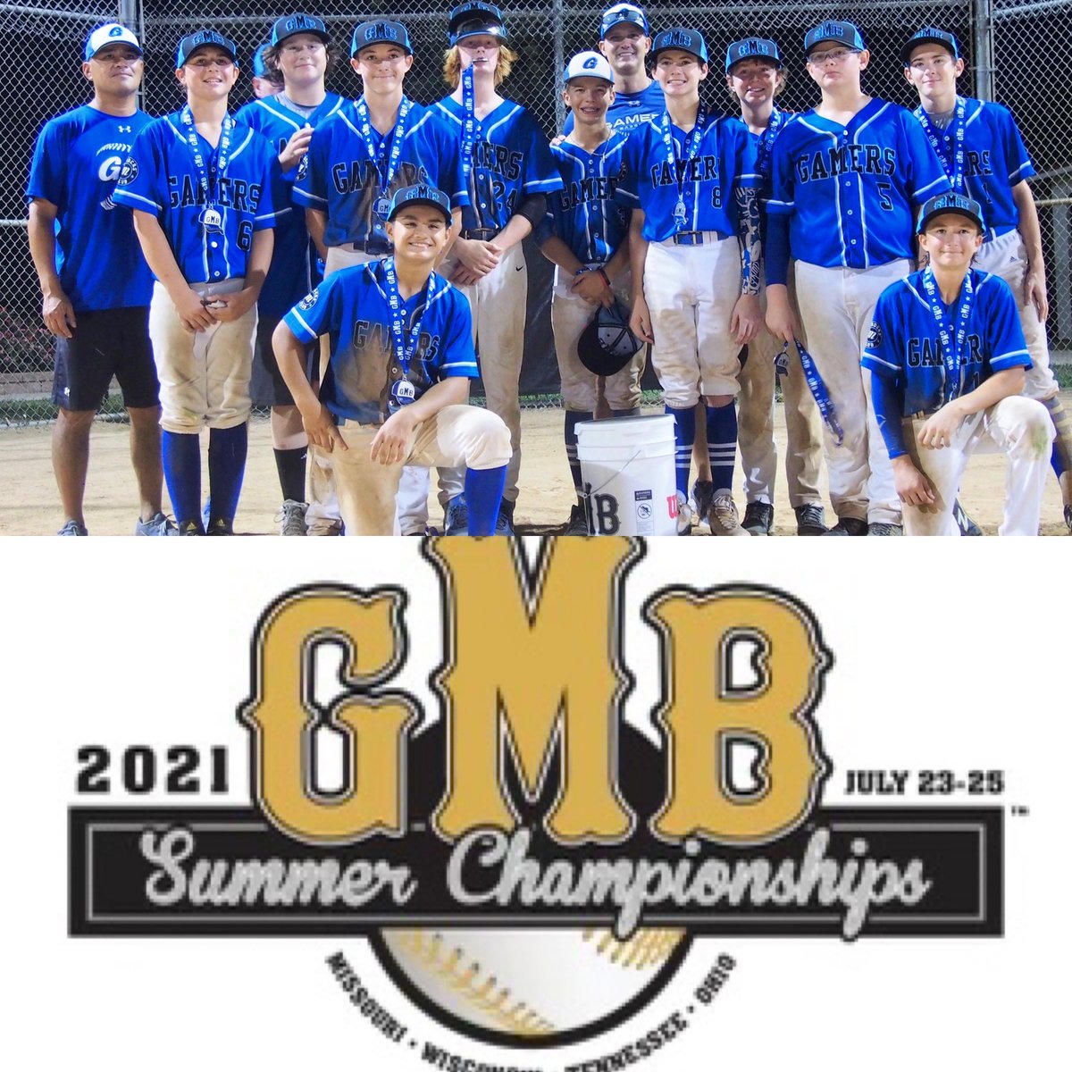 Congrats to the <a href="/stlgamers/">stlgamers</a> 13 Blue on winning the <a href="/GMBStl/">⚾️GMB Baseball⚾️</a> 14u Summer Championship! #DevelopmentStartsHere!