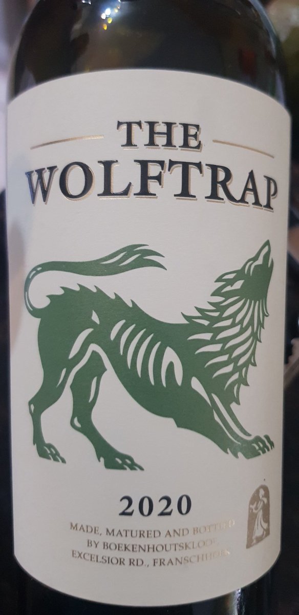 The Wolftrap White 2020 

Chenin Blanc based blends with Viognier &amp; Grenache Blanc seductively aromatic with tropical fruits medley lemon &amp; jasmin floral notes juicy comforting richness overdelivering on price points at under R75 retail 

#MC92 

#southafrica #wine #miguelchan