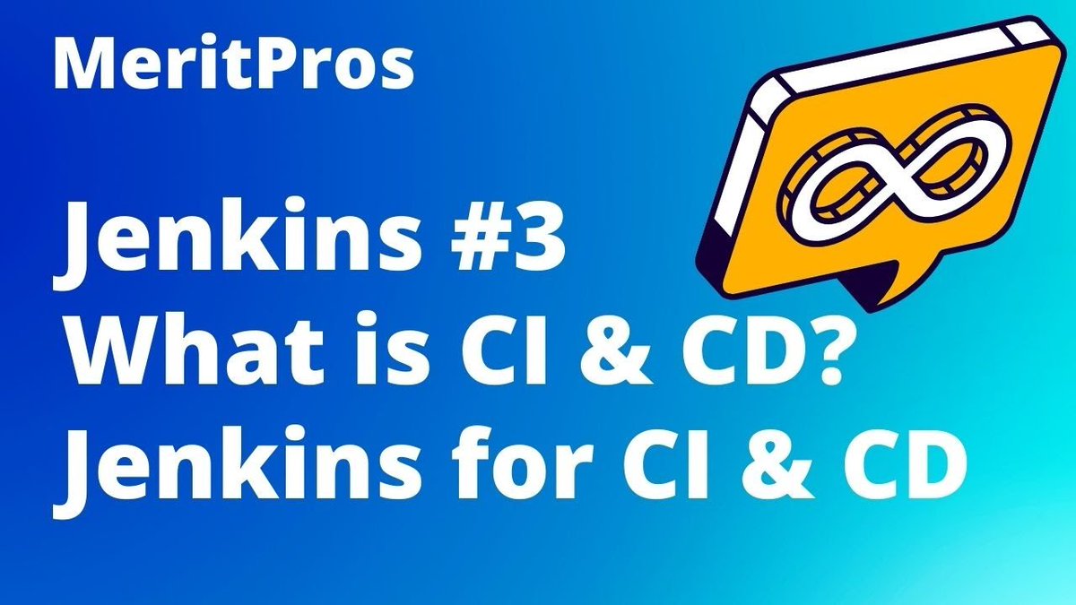 MeritPros's tweet photo. 🔥 What is CI &amp; CD  🔥
🏆📺 WATCH THE VIDEO NOW: https://t.co/TOhZjo8LTd  📺🏆

What is CI &amp; CD?,  CI-CD Pipeline Using Jenkins, Why is CI &amp; CD? are the main topics covered in this video 

#What is CI &amp; CD?  #CI &amp;CD #Jenkins #Meritpros #MeritprosCourse https://t.co/eqta7XFHSi