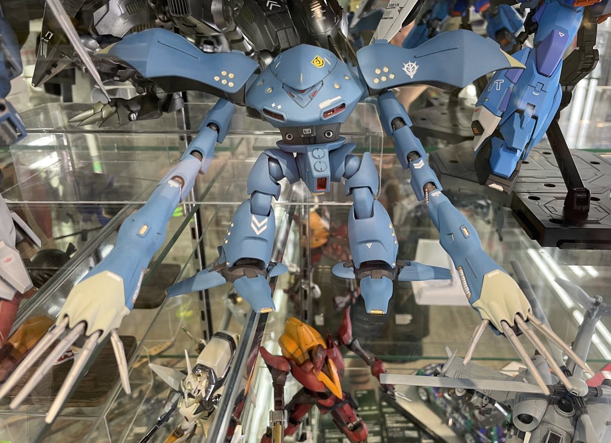 drop_oo17's tweet photo. コハタ様にて
作品を展示させていただきました。
自分の中で､過去一（？）
ベストな作品になりました✨
斜めのアングルも好き｡笑

#みんプラ展
#ガンプラ
#ハイゴッグ https://t.co/5udz63dSJn