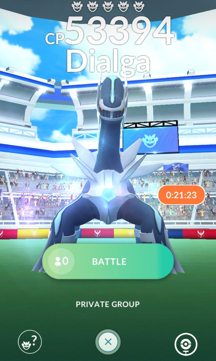 lil_timouille's tweet photo. #pokemongoraid

Raid Dialga, I need you

Add - 6365 7463 9235 https://t.co/yCHnVdWYSB