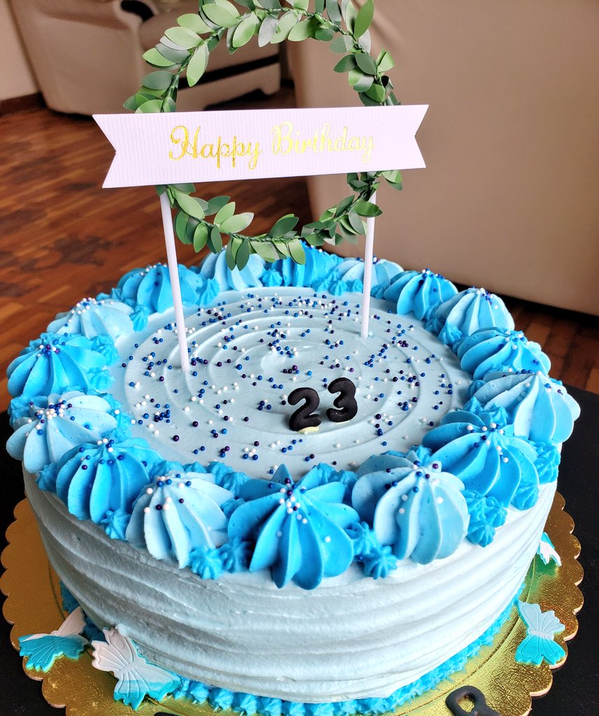 2kg Blue Chocolate Cake