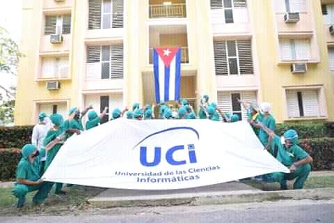 #MiMoncadaHoy es el complejo hospitalario UCI-Minsap en la atención a pacientes afectados por la Covid-19. Somos la Tropa del Futuro armada de batas y guantes para cuidar a todo cubano que lo necesite. Somos amor, #SomosCuba🇨🇺.
#EliminaElBloqueo 
@WalterBG_uci