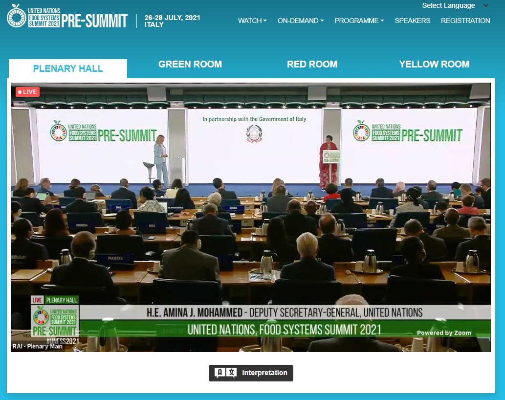 The UN <a href="/FoodSystems/">UN Food Systems Coordination Hub</a> summit in September 2021 can be a turning point in history to change Food Systems for the good to achieve 2030 <a href="/SDGoals/">SDGoals</a> with support &amp; commitment of Member States and all stakeholders across the value chain #unfss2021 <a href="/AminaJMohammed/">Amina J Mohammed</a>