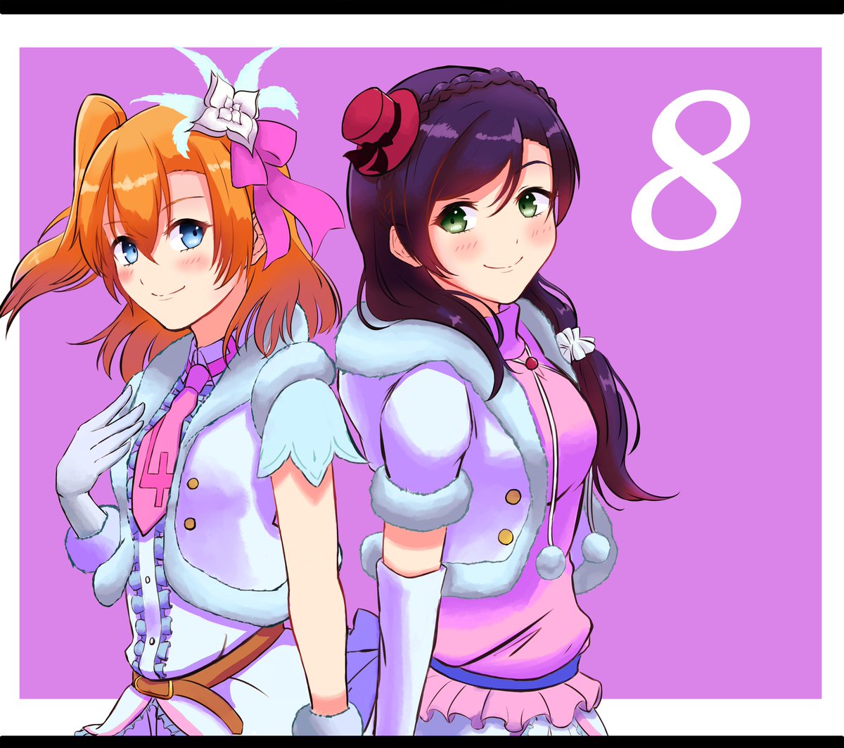 おーまる 今日はほの誕まで後8日でした カウントダウンイラスト2枚目はのほののぞ Lovelive おーまる 今日はほの誕まで後8日でした カウントダウンイラスト2枚目はのほののぞ Lovelive