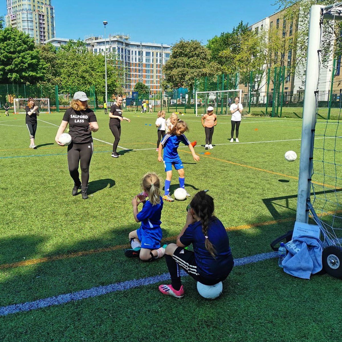We’re a few sessions into training with our new Girls Football Club and we’re seeing great progress already! 

We welcome girls of any level of experience or ability between the ages of 7 - 15. 

Sessions are free and take place on Saturdays 10-11 at Ordsall Astro ⚽️