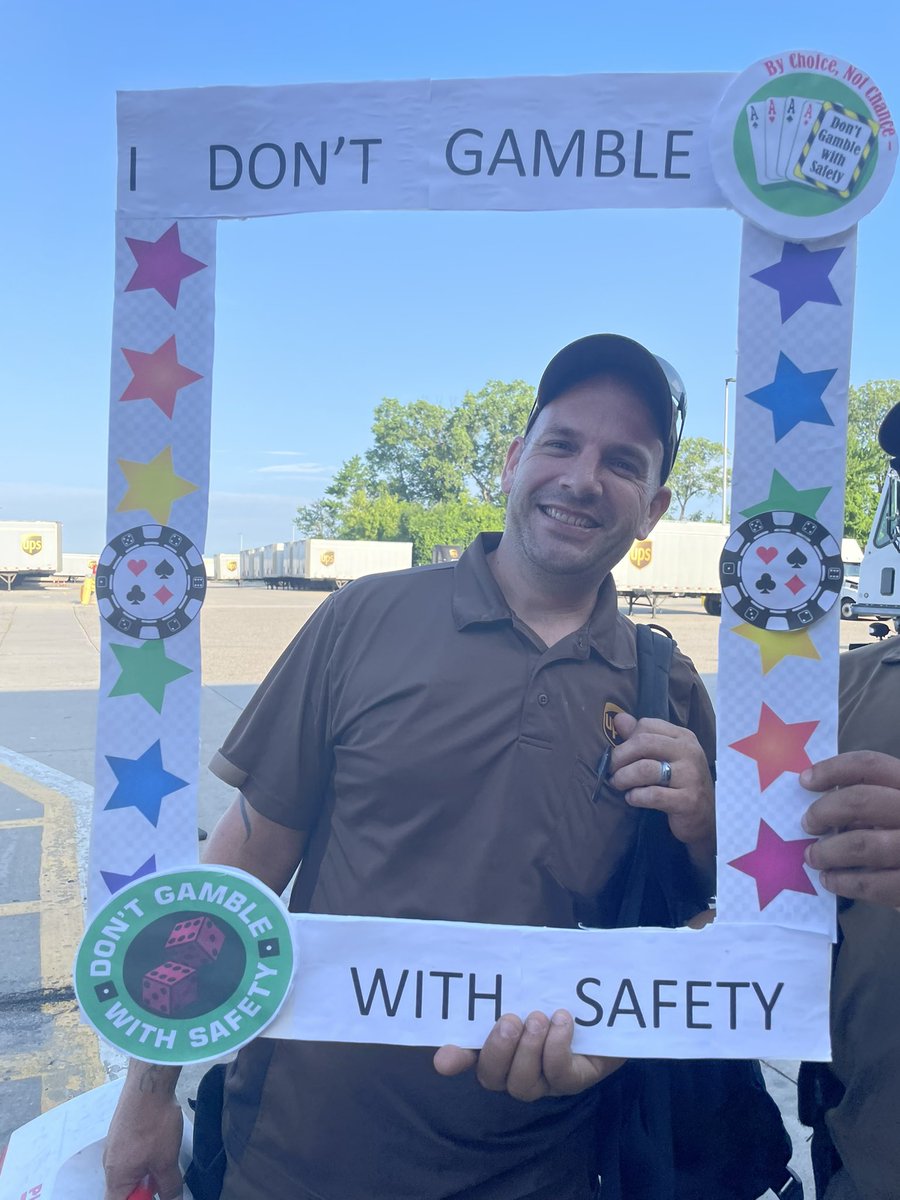 Starting the week with hydration and commitment to safety……..