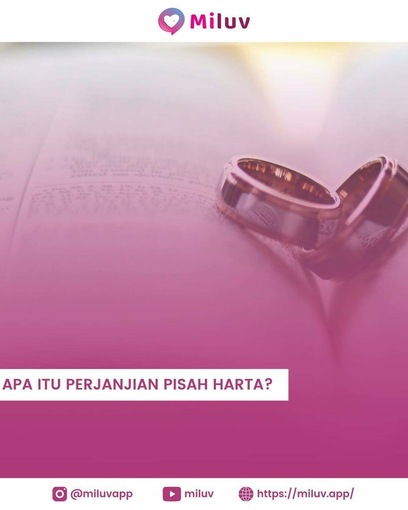 miluvapp's tweet photo. Apa sih perjanjian pisah harta? Yuk simak penjelasannya di postingan kita! 🙌
.
#miluvapp #satukancinta #birojodoh #perjanjianpisahharta #pengetahuanpernikahan #pernikahan #persiapanmenikah #jodohku https://t.co/Oe1RCcndM0 https://t.co/3yftrPGId3