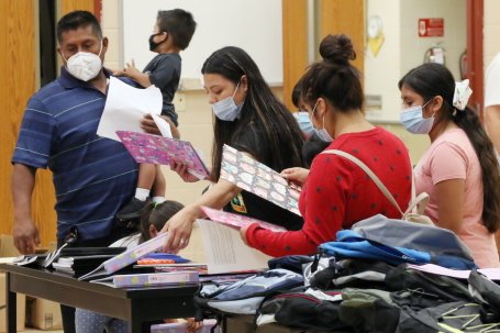 stanthonyindy's tweet photo. Thanks to the IHM Men's Club for their support last Saturday in handing out backpacks and school supplies. Now we are ready to have students back for another great year at St. Anthony! #StAnthonyIndy https://t.co/iIxNtkhscW