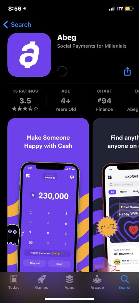 JS7stanns's tweet image. @abeg_app has popped up too much times that I’ve got no choice but to download and settle my conscience #BBNaija