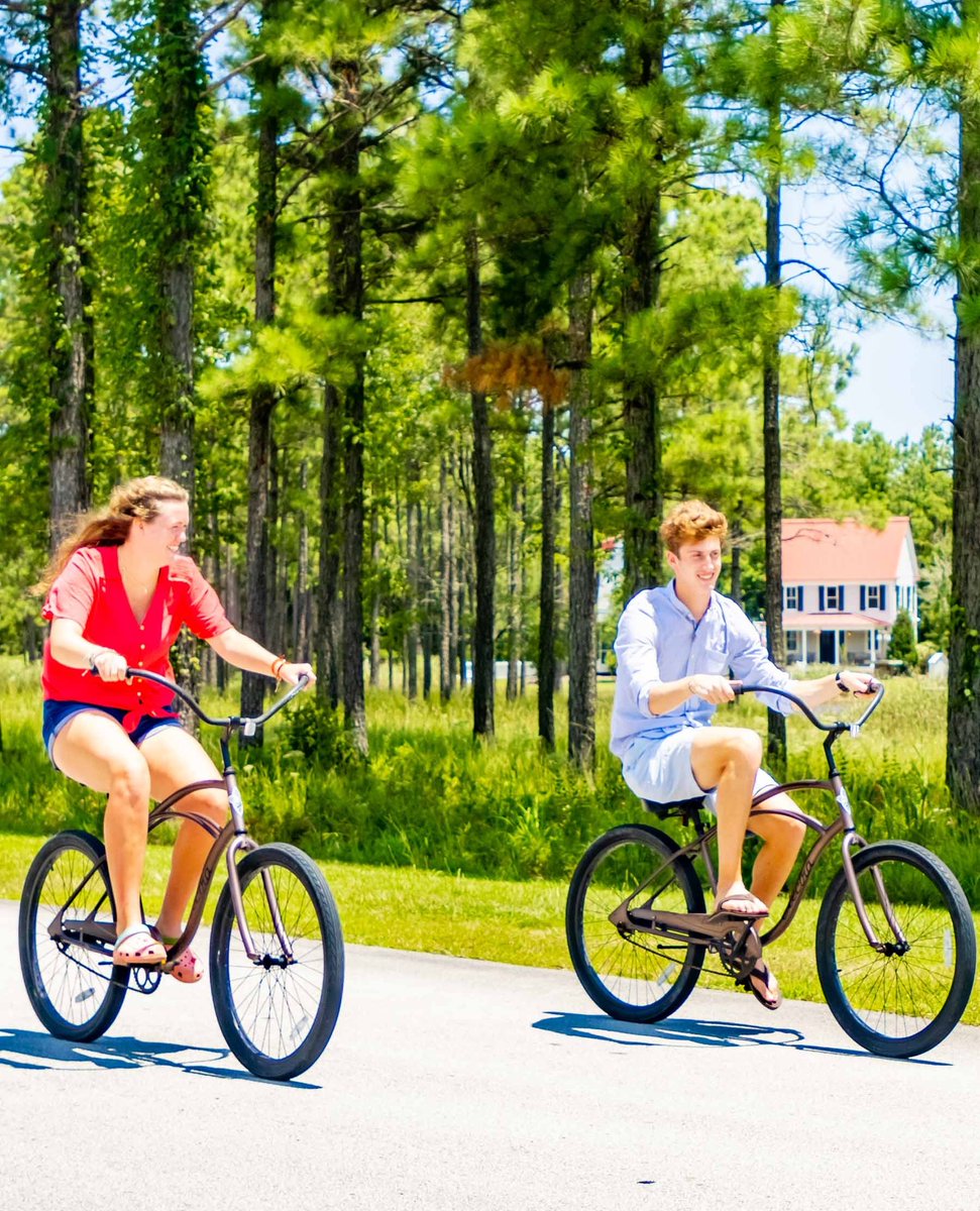 Suns Out, Bikes Out! One of the best ways to explore River Dunes is by bike with friends.

#RiverDunes #OptOutside