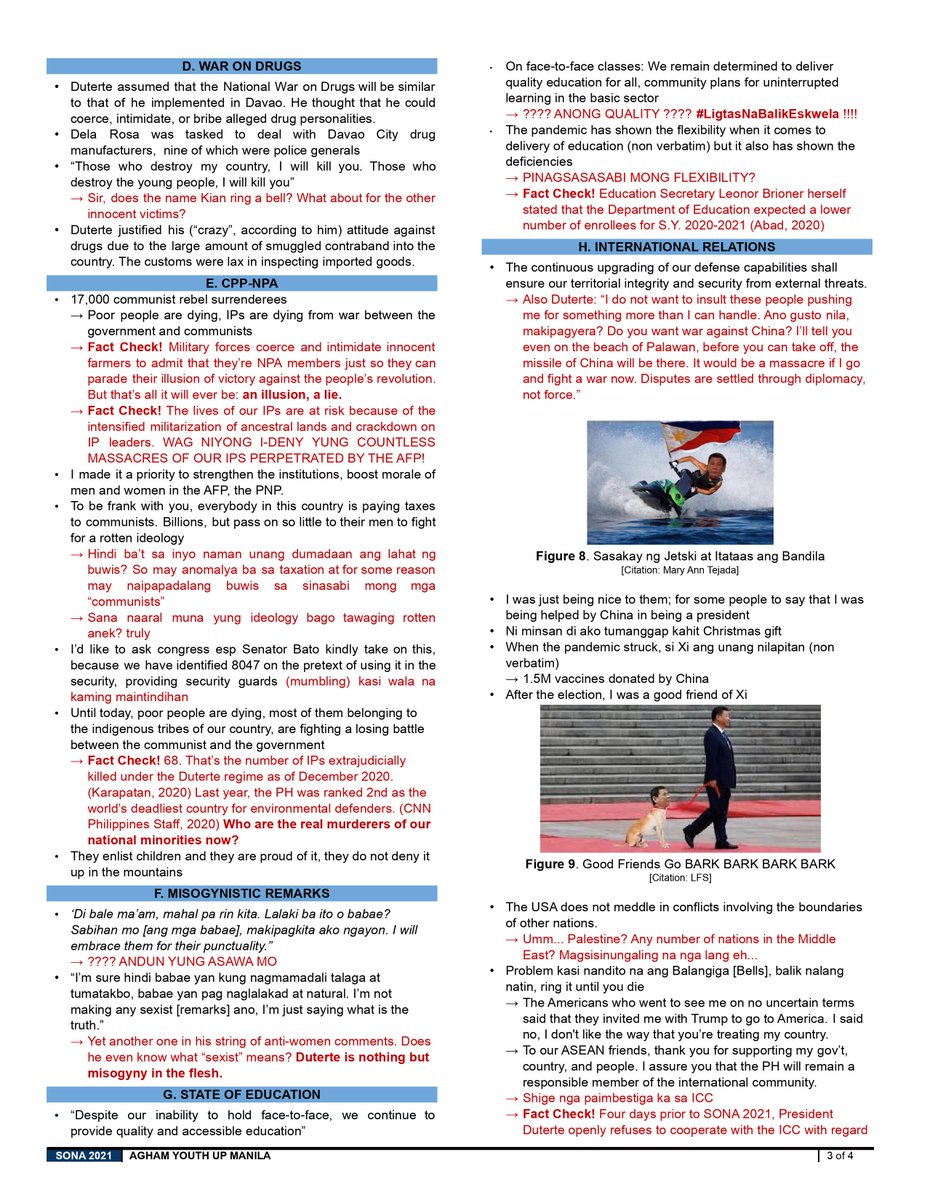aghamyouthupm's tweet photo. [TRANS for SONA 2021]

Hello! The trans is already uploaded in the drive  ☺️ 

Included here are the highlights of the SONA 2021, incorporated with annotations on the real state of the nation.

Link: https://t.co/nqJ1LoY791 https://t.co/N5HMUWTAlg